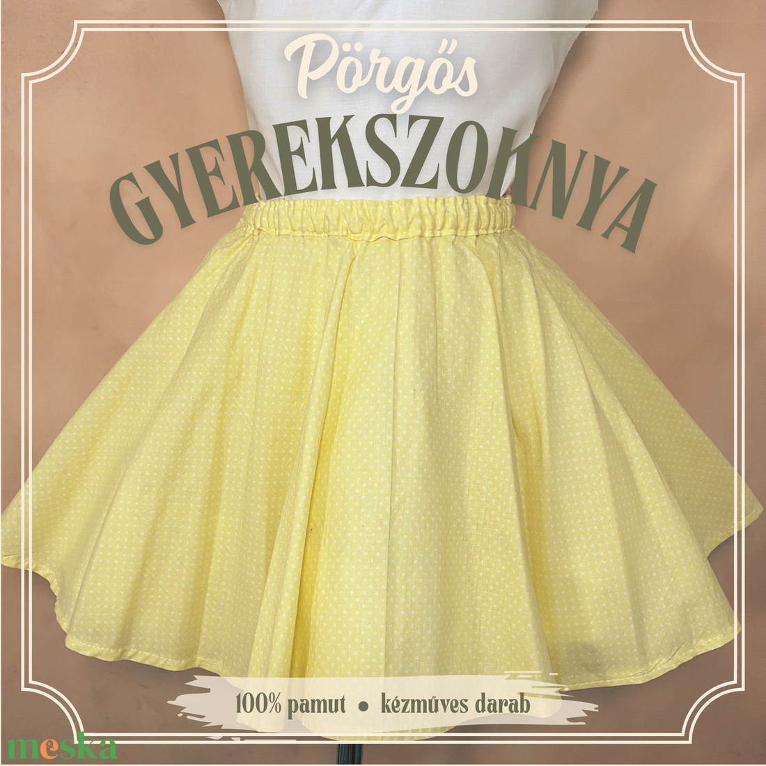 Extra pörgős körloknis gyerekszoknya több méretben - KÉSZLETEN - ruha & divat - gyerekruha - szoknya - Meska.hu