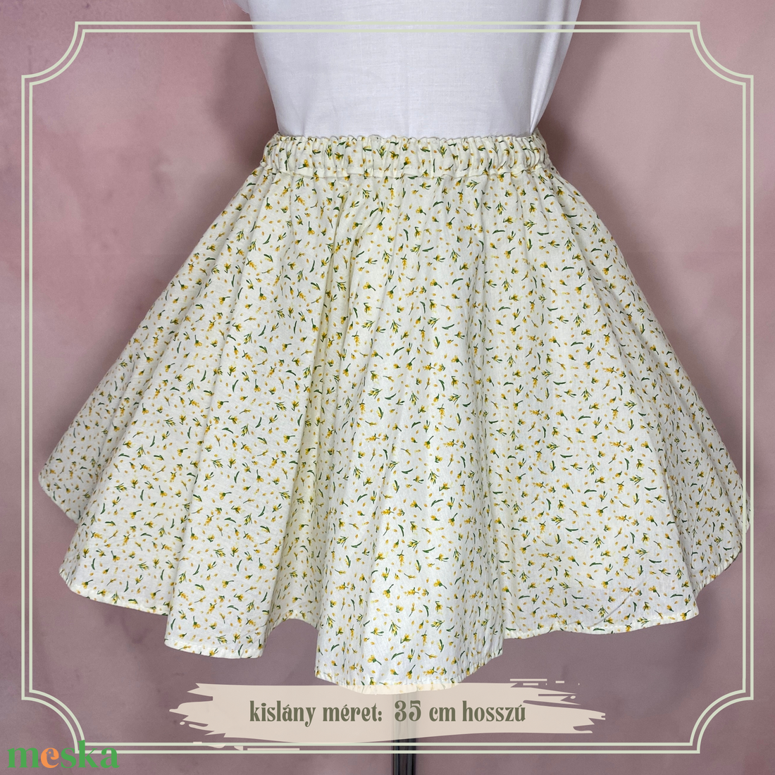 Extra pörgős körloknis gyerekszoknya több méretben - KÉSZLETEN - ruha & divat - gyerekruha - szoknya - Meska.hu