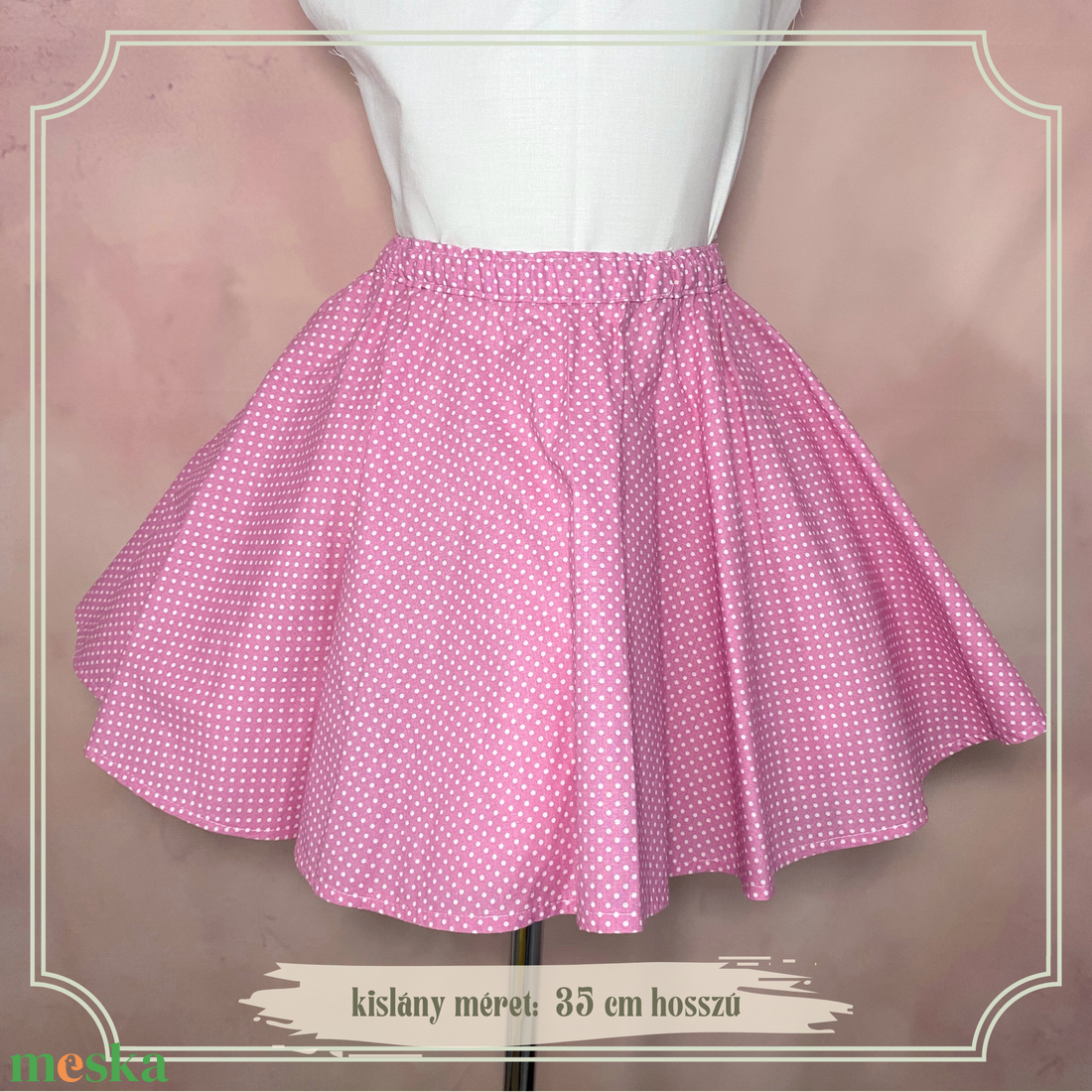 Extra pörgős körloknis gyerekszoknya több méretben - KÉSZLETEN - ruha & divat - gyerekruha - szoknya - Meska.hu