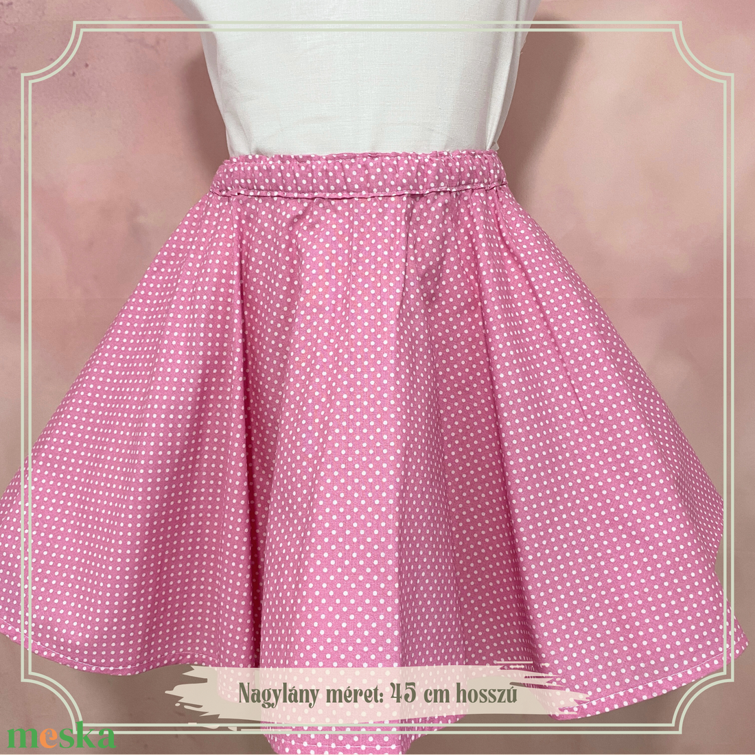 Extra pörgős körloknis gyerekszoknya több méretben - KÉSZLETEN - ruha & divat - gyerekruha - szoknya - Meska.hu