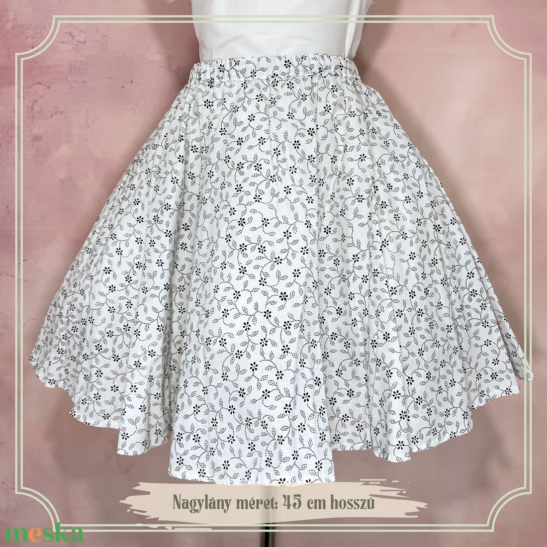 Extra pörgős körloknis gyerekszoknya több méretben - KÉSZLETEN - ruha & divat - gyerekruha - szoknya - Meska.hu