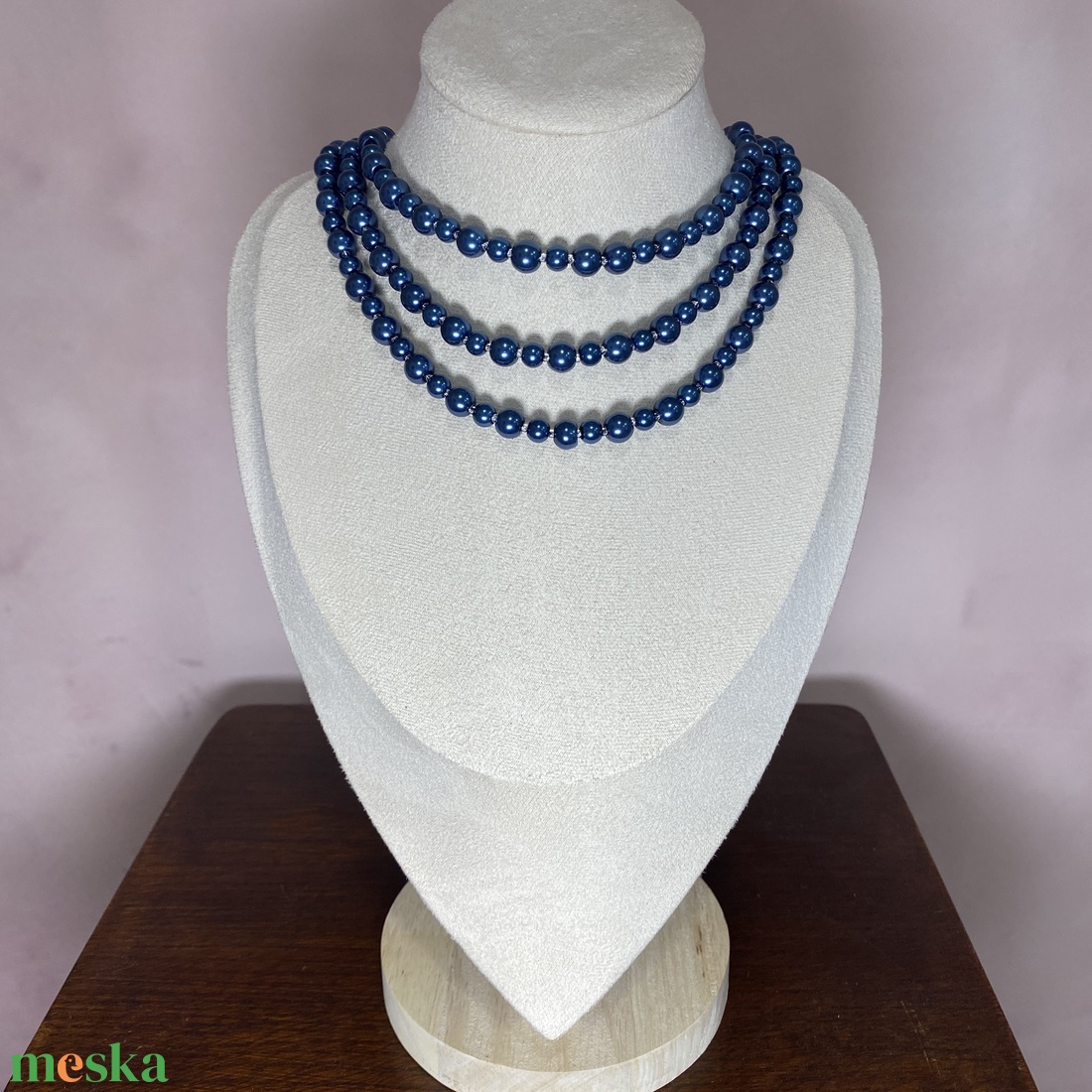 KÉSZLETEN- Gyöngysor - ékszer - nyaklánc - gyöngyös nyaklánc - Meska.hu
