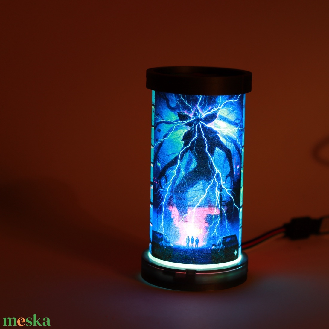Stranger Things Demogorgon éjjeli lámpa - otthon & életmód - lámpa - asztali lámpa - Meska.hu