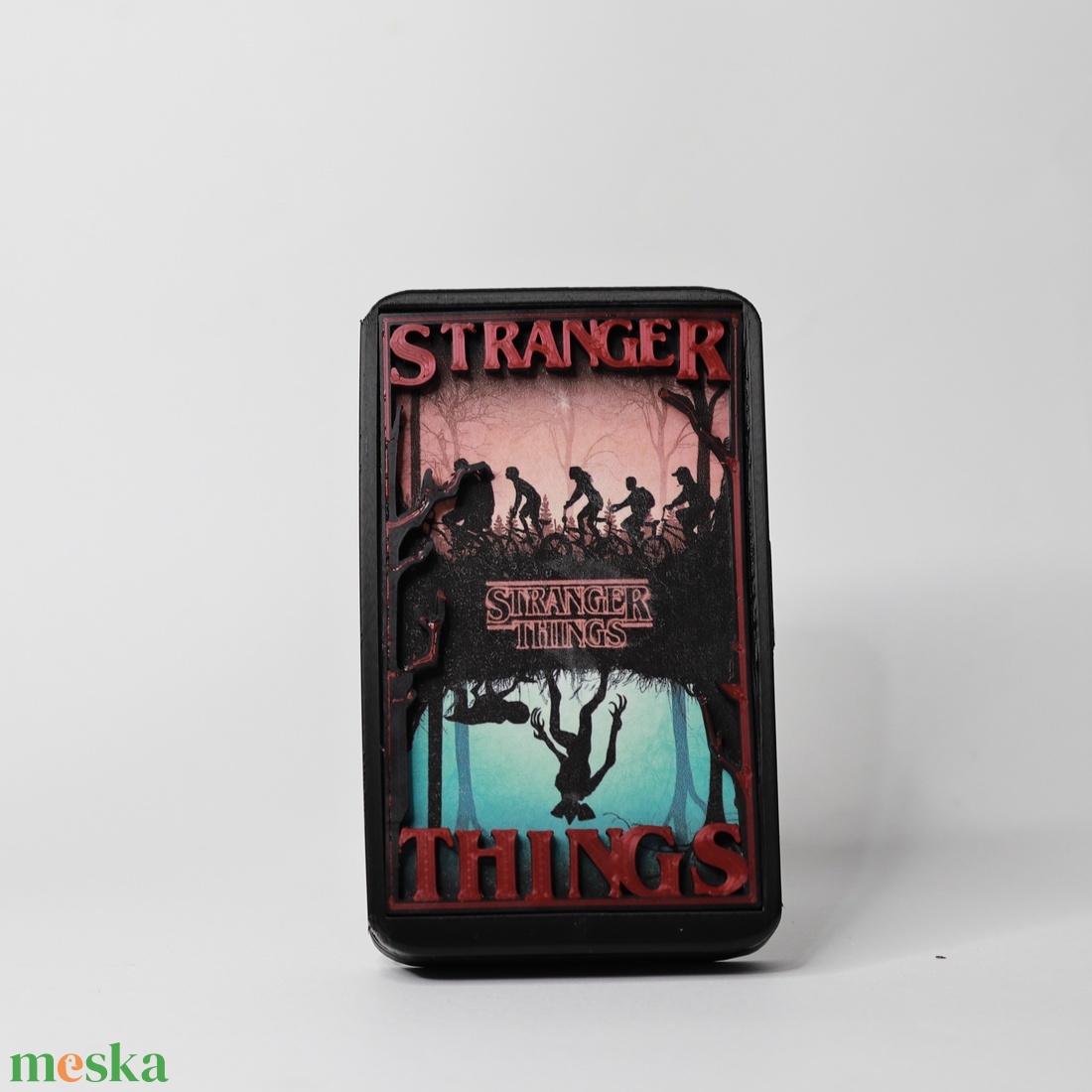 Stranger Things irattartó - táska & tok - pénztárca & más tok - kártyatartó & irattartó - Meska.hu