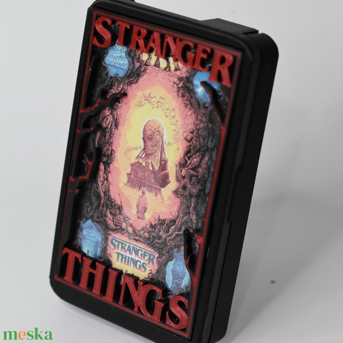 Stranger Things  Demogorgon irattartó - táska & tok - pénztárca & más tok - kártyatartó & irattartó - Meska.hu