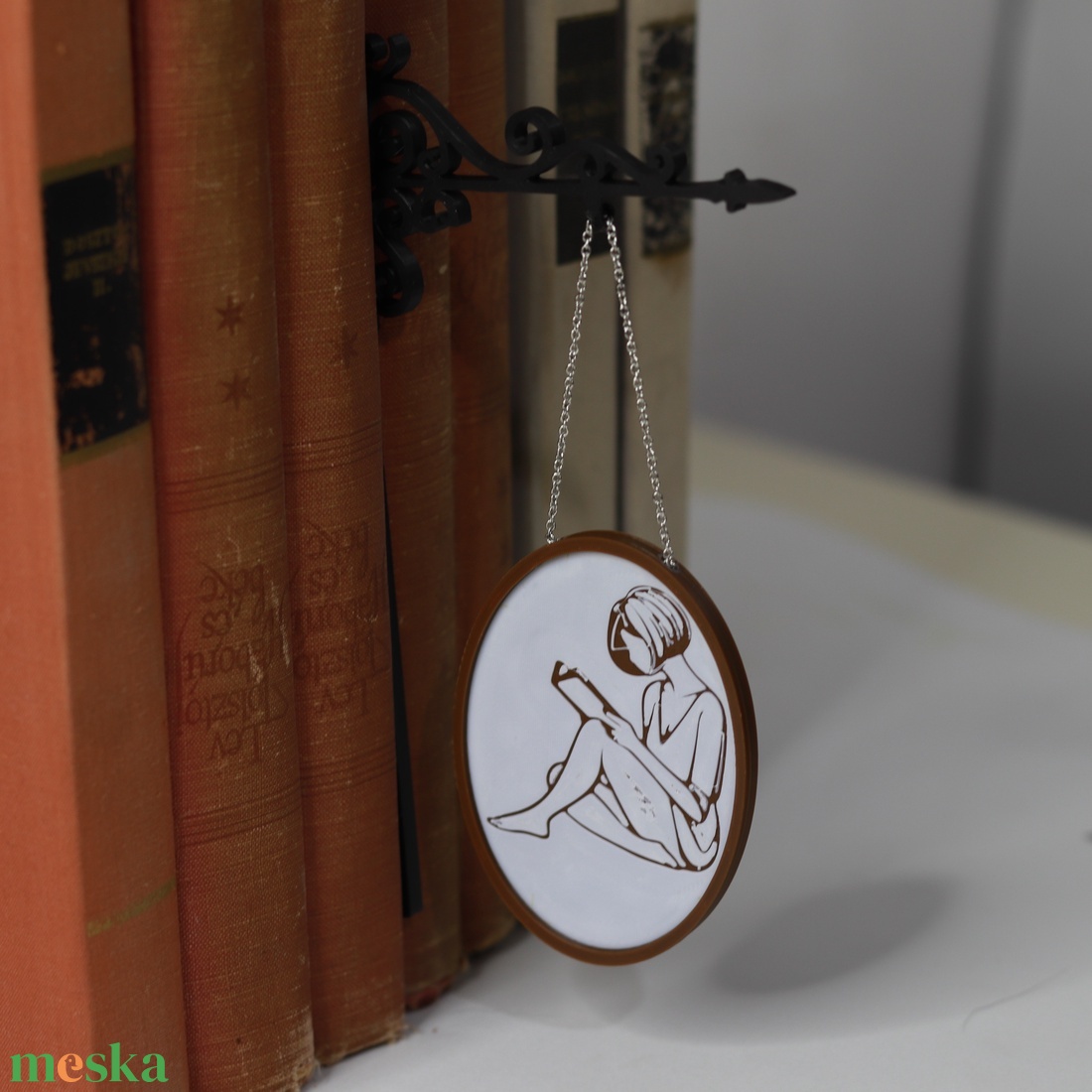 Könyvcégér � könyvjelző - könyv & zene - könyvjelző - Meska.hu