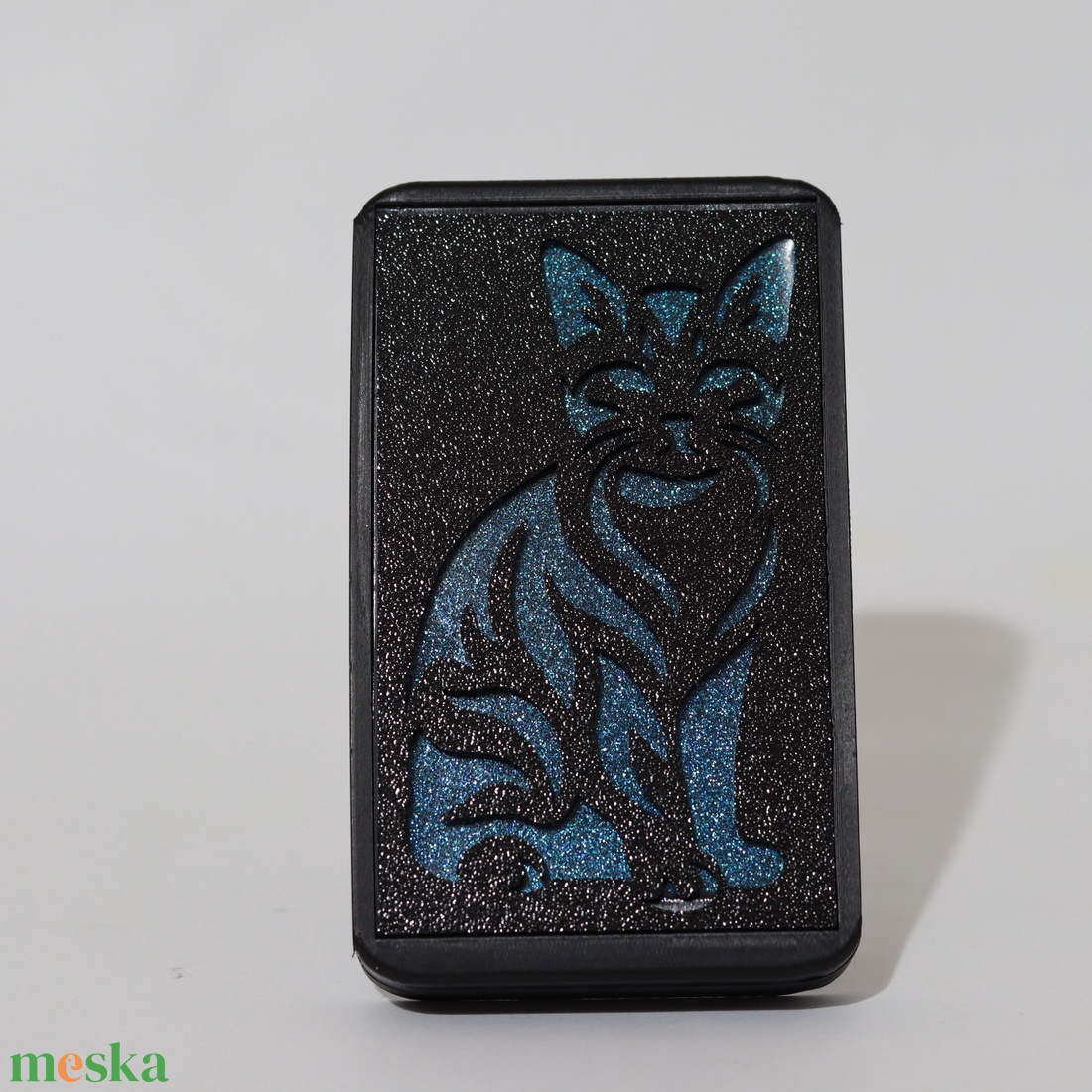 Epoxy gyantával diszitett irattartó - táska & tok - pénztárca & más tok - kártyatartó & irattartó - Meska.hu