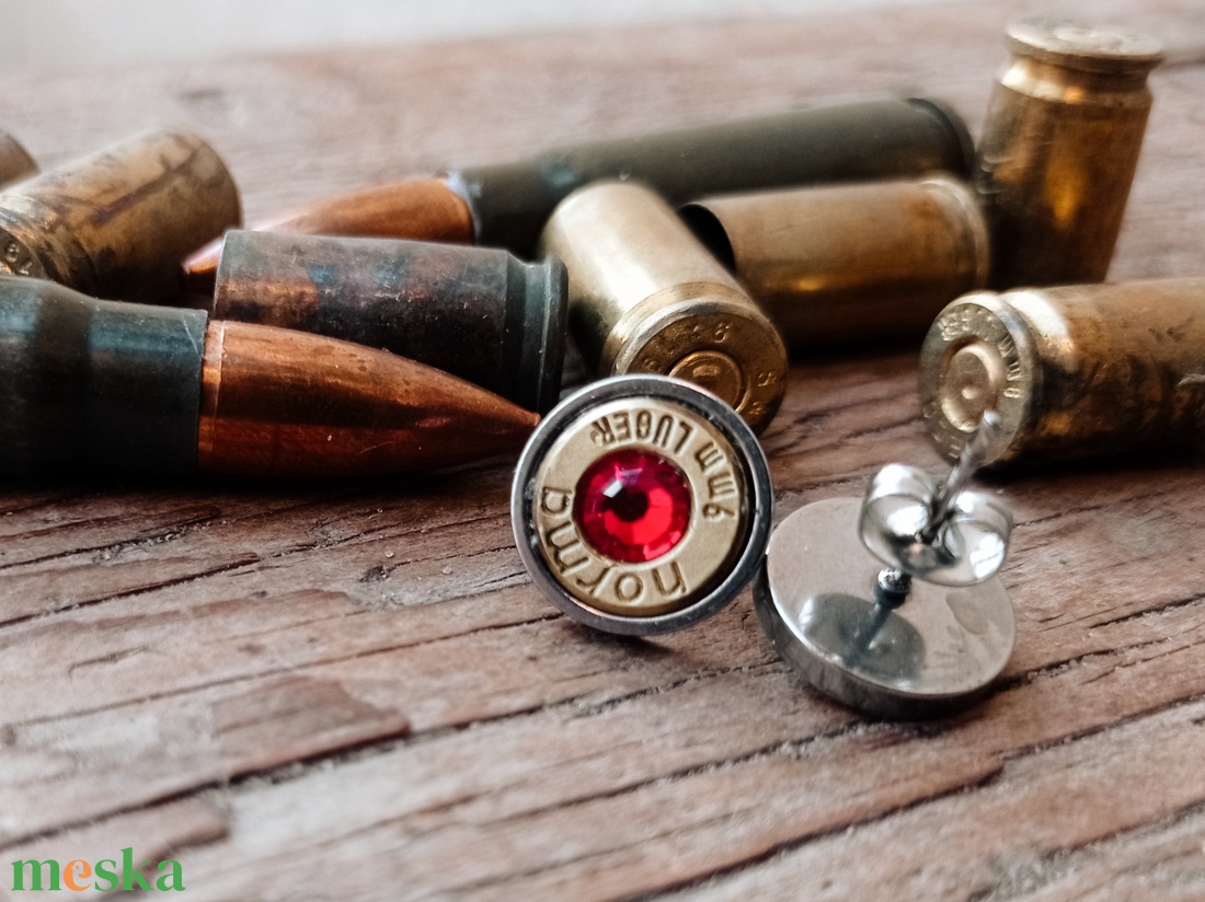 9mm Bedugós Fülbevaló - Vörös - ékszer - fülbevaló - pötty fülbevaló - Meska.hu 9mm Bedugós Fülbevaló - Vörös - ékszer - fülbevaló - pötty fülbevaló - Meska.hu
