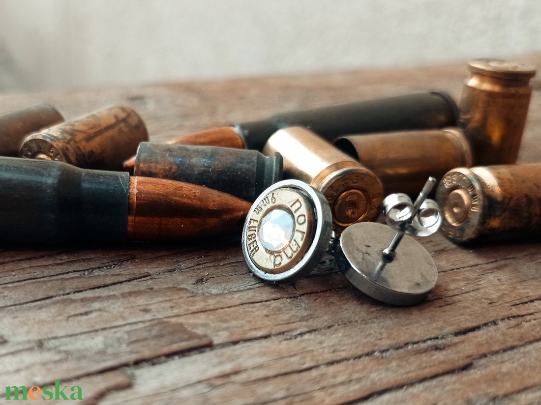 9mm Bedugós Fülbevaló - Opál - ékszer - fülbevaló - pötty fülbevaló - Meska.hu