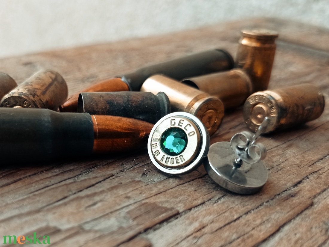 9mm Bedugós Fülbevaló - Smaragdzöld - ékszer - fülbevaló - pötty fülbevaló - Meska.hu 9mm Bedugós Fülbevaló - Smaragdzöld - ékszer - fülbevaló - pötty fülbevaló - Meska.hu