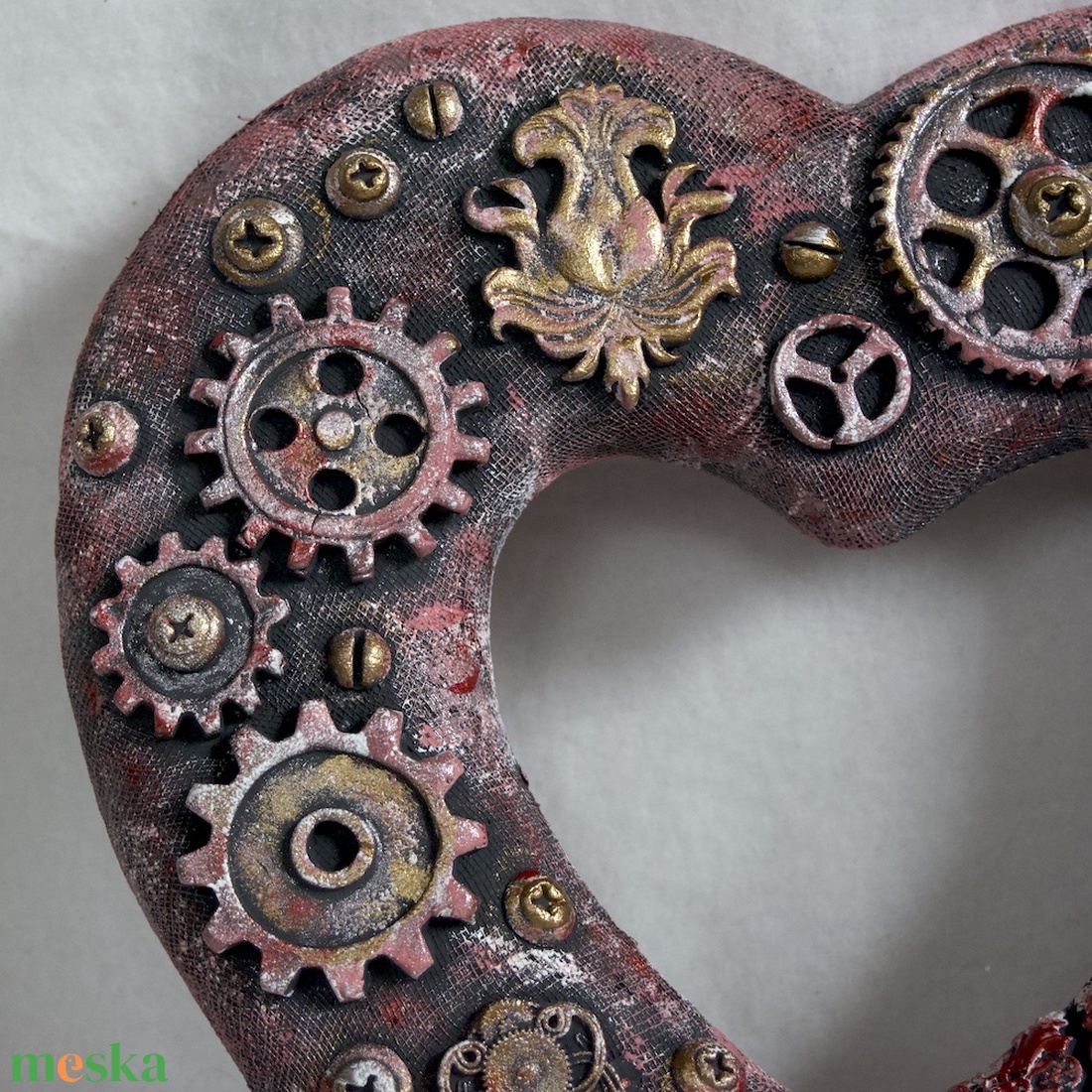 Steampunk szív - otthon & életmód - dekoráció - ajtó- és ablak dekoráció - ajtódísz & kopogtató - Meska.hu Steampunk szív - otthon & életmód - dekoráció - ajtó- és ablak dekoráció - ajtódísz & kopogtató - Meska.hu