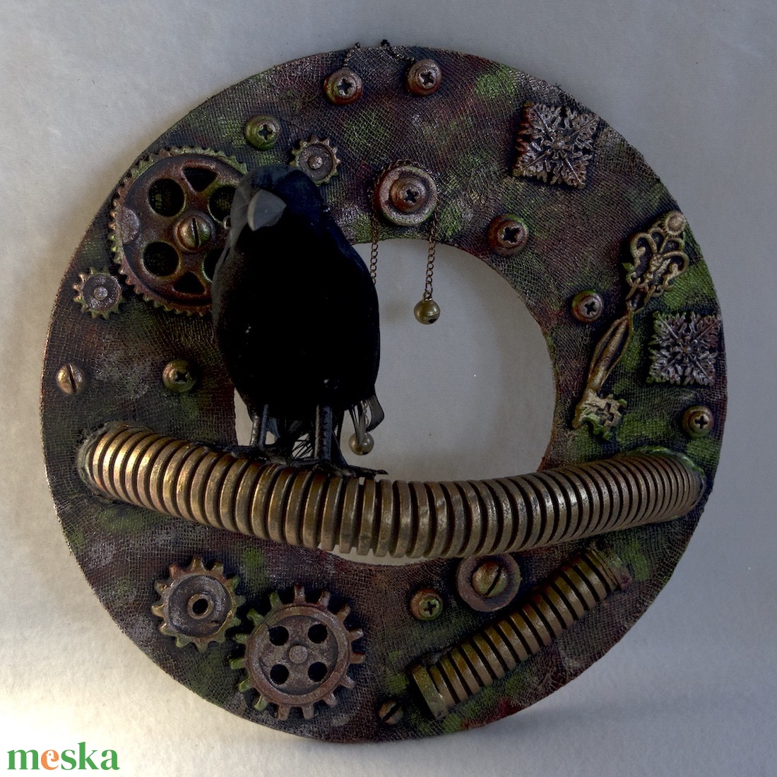 Steampunk varjú kopogtató - otthon & életmód - dekoráció - ajtó- és ablak dekoráció - ajtódísz & kopogtató - Meska.hu Steampunk varjú kopogtató - otthon & életmód - dekoráció - ajtó- és ablak dekoráció - ajtódísz & kopogtató - Meska.hu