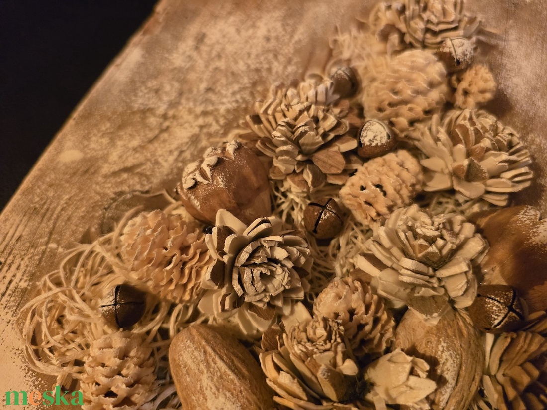 Karácsonyi - téli ajtódísz - karácsony - karácsonyi lakásdekoráció - karácsonyi ajtódíszek - Meska.hu