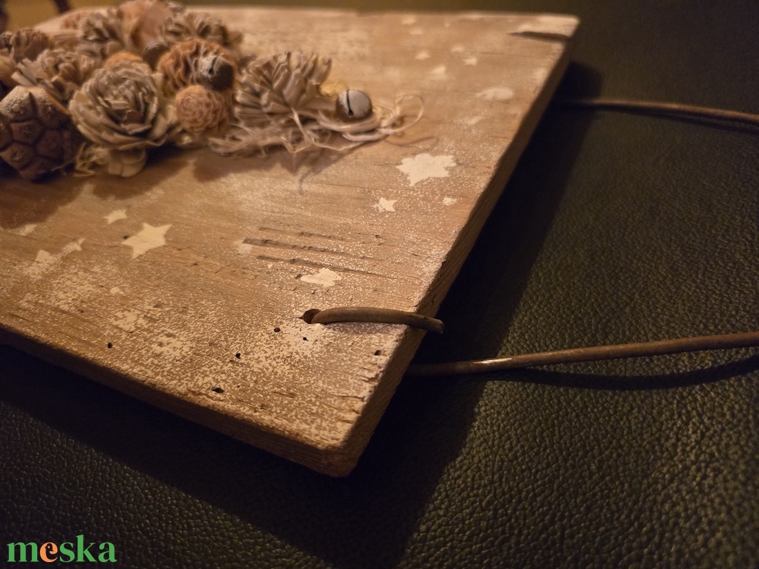 Karácsonyi - téli ajtódísz - karácsony - karácsonyi lakásdekoráció - karácsonyi ajtódíszek - Meska.hu