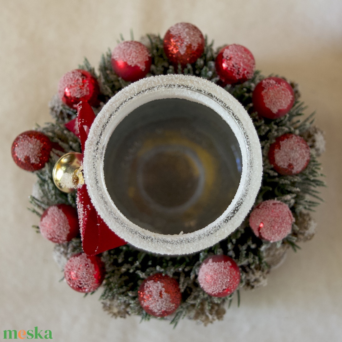 Mini Erőművecske - karácsonyi mécsestartó - karácsony - karácsonyi lakásdekoráció - ünnepi asztaldekoráció - Meska.hu