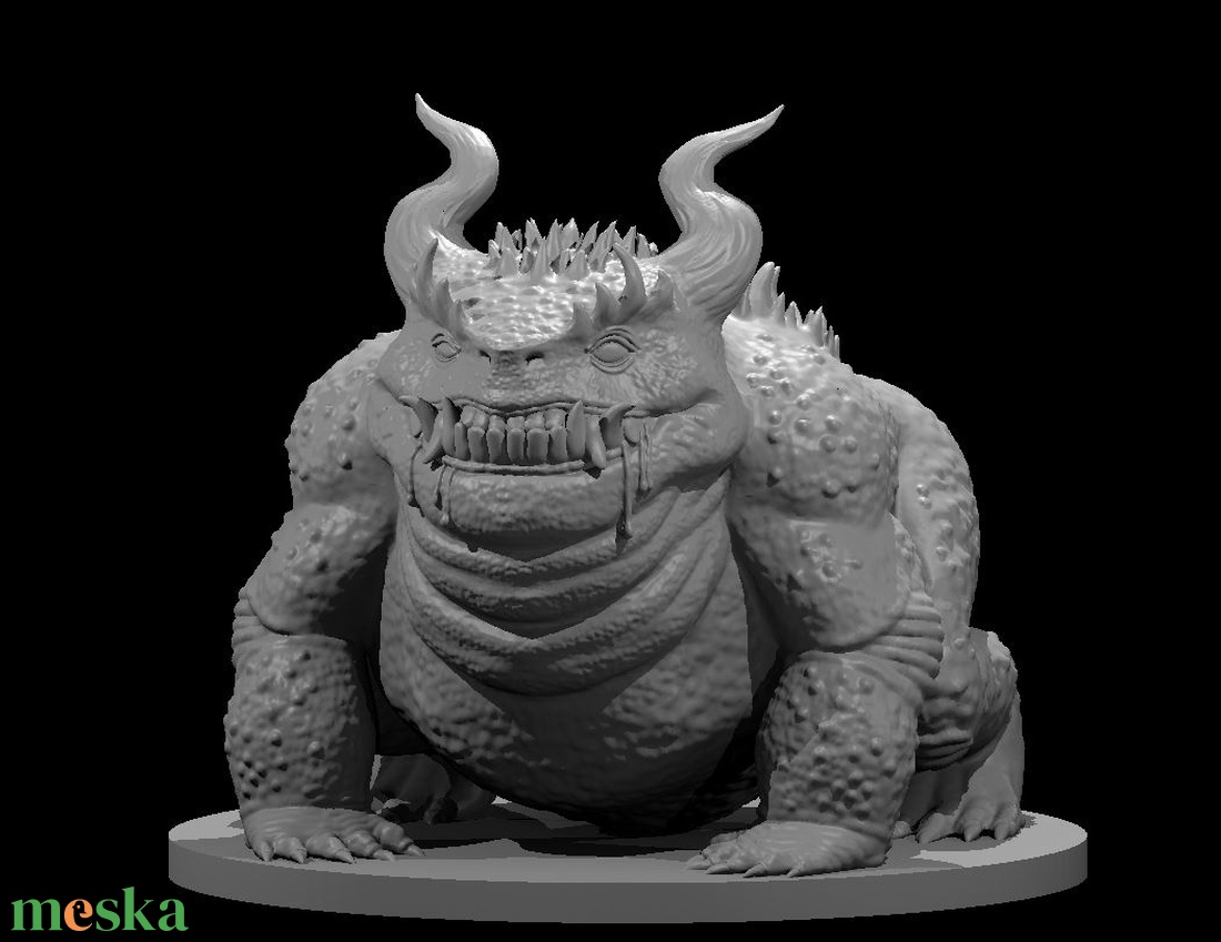 Hezrou mini figura � DnD és fantasy gyűjtőknek - kellékek & szerszámok - dekorációs kellékek - figurák - Meska.hu