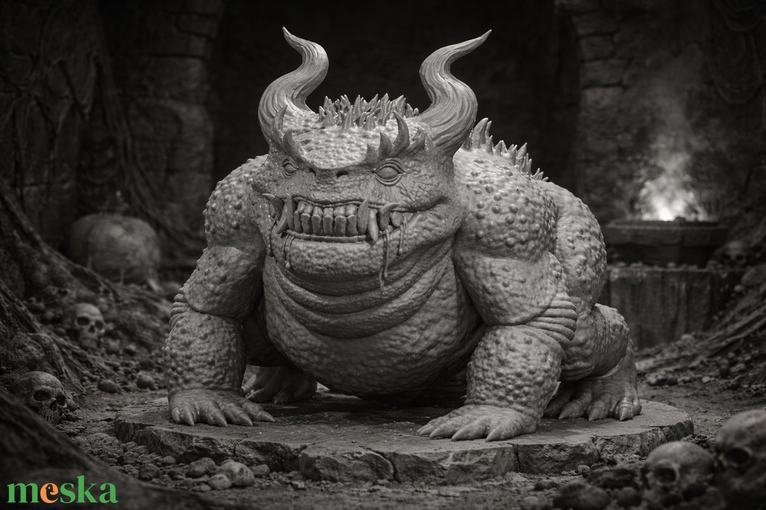 Hezrou mini figura � DnD és fantasy gyűjtőknek - kellékek & szerszámok - dekorációs kellékek - figurák - Meska.hu