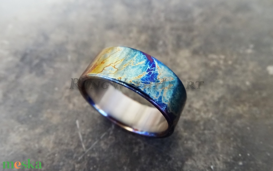 Anodizált titán gyűrű - esküvő - ékszer - karikagyűrű - Meska.hu Anodizált titán gyűrű - esküvő - ékszer - karikagyűrű - Meska.hu