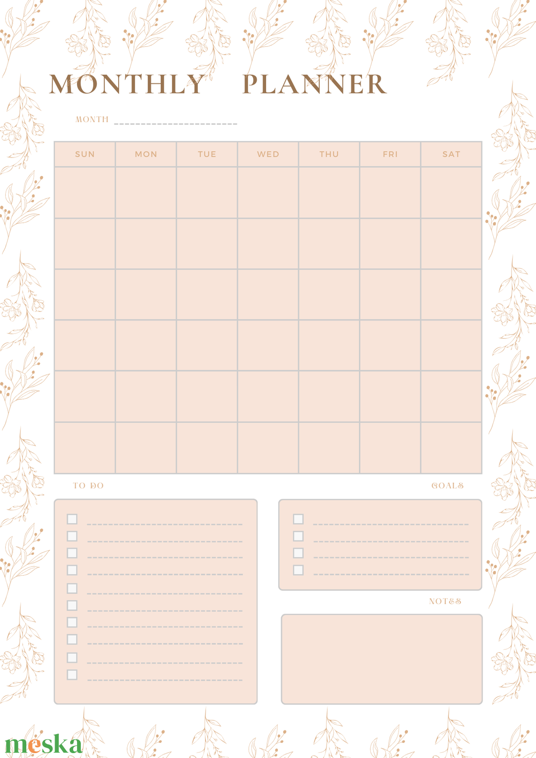 Tervező - otthon & életmód - papír, írószer - naptár & tervező - Meska.hu