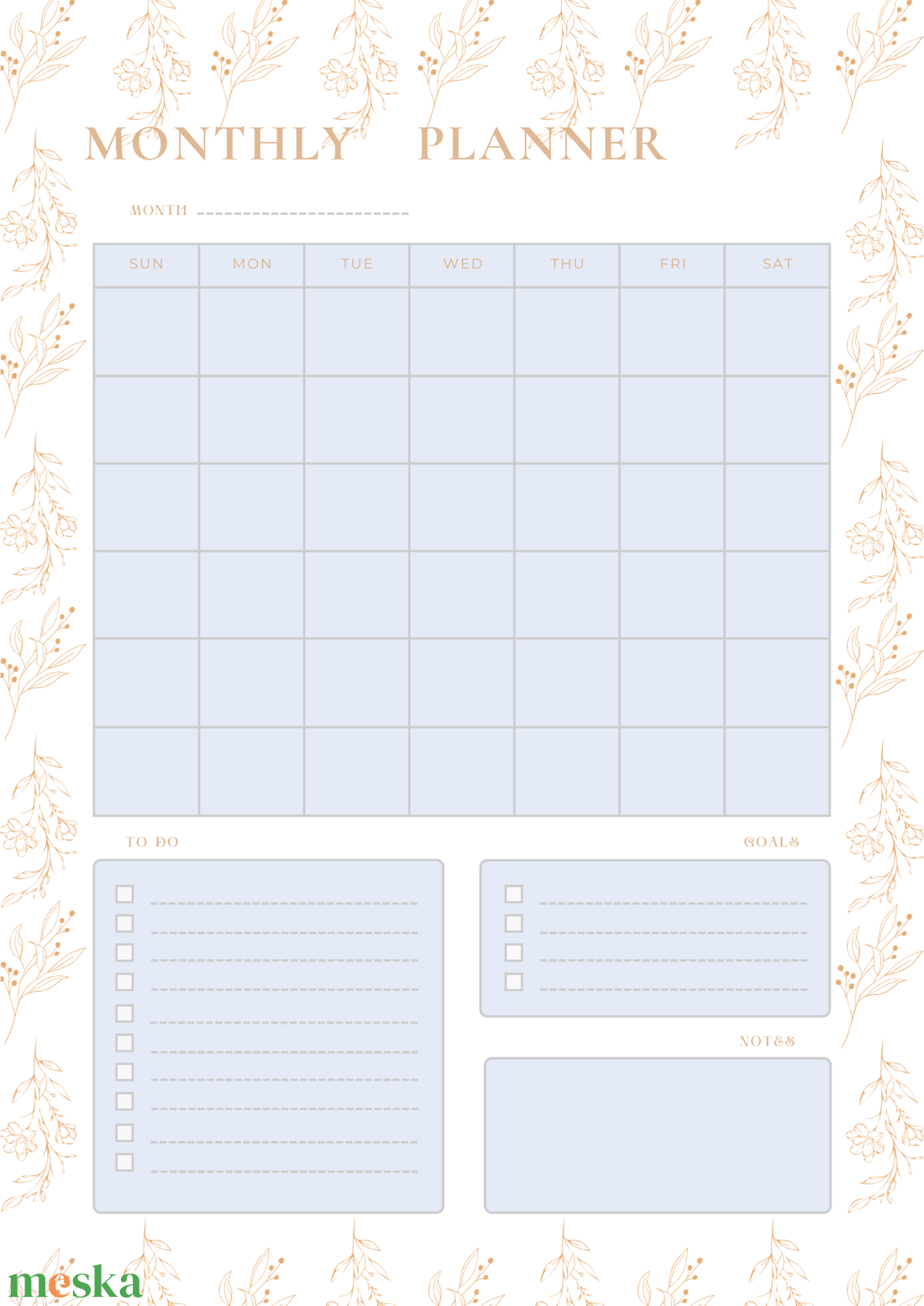 Tervező - otthon & életmód - papír, írószer - naptár & tervező - Meska.hu