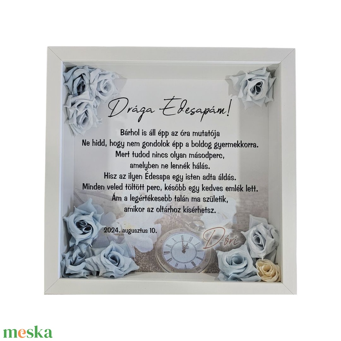 Szülő köszönő képkeret - esküvő - emlék & ajándék - szülőköszöntő ajándék - Meska.hu