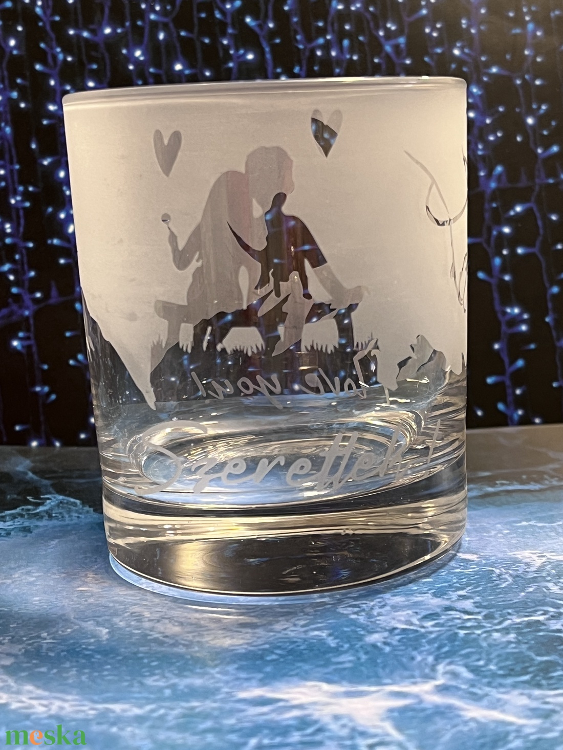 Whiskeys pohár szerelmeseknek - otthon & életmód - konyhafelszerelés, tálalás - tálalás - pohár - Meska.hu