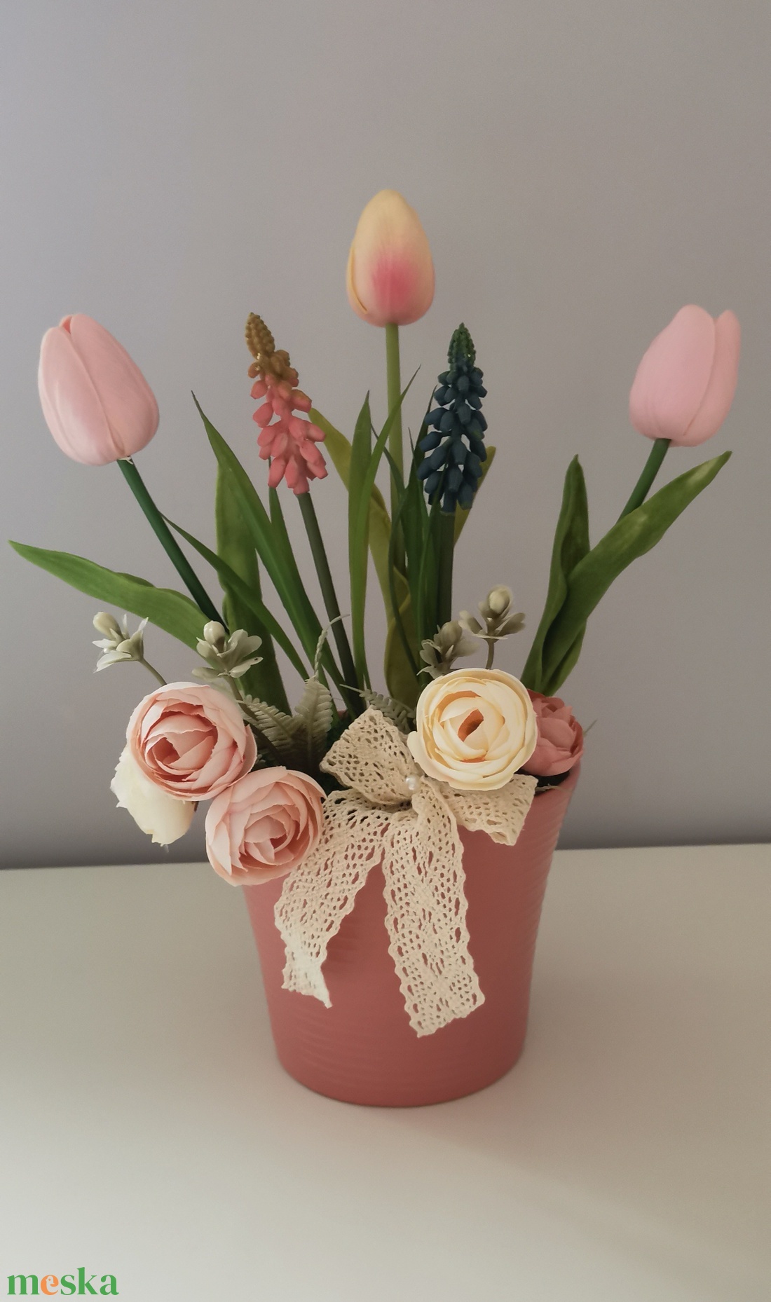 Tulipános asztaldísz - otthon & életmód - dekoráció - asztal és polc dekoráció - asztaldísz - Meska.hu Tulipános asztaldísz - otthon & életmód - dekoráció - asztal és polc dekoráció - asztaldísz - Meska.hu