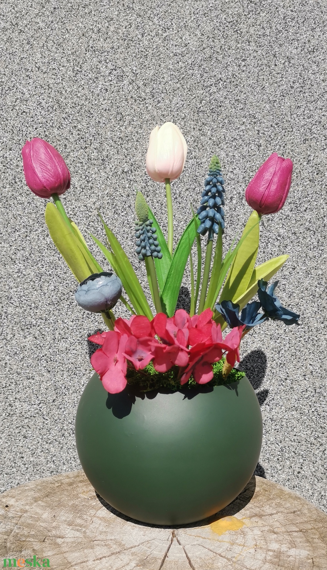 Tulipános asztaldísz - otthon & életmód - dekoráció - asztal és polc dekoráció - asztaldísz - Meska.hu Tulipános asztaldísz - otthon & életmód - dekoráció - asztal és polc dekoráció - asztaldísz - Meska.hu