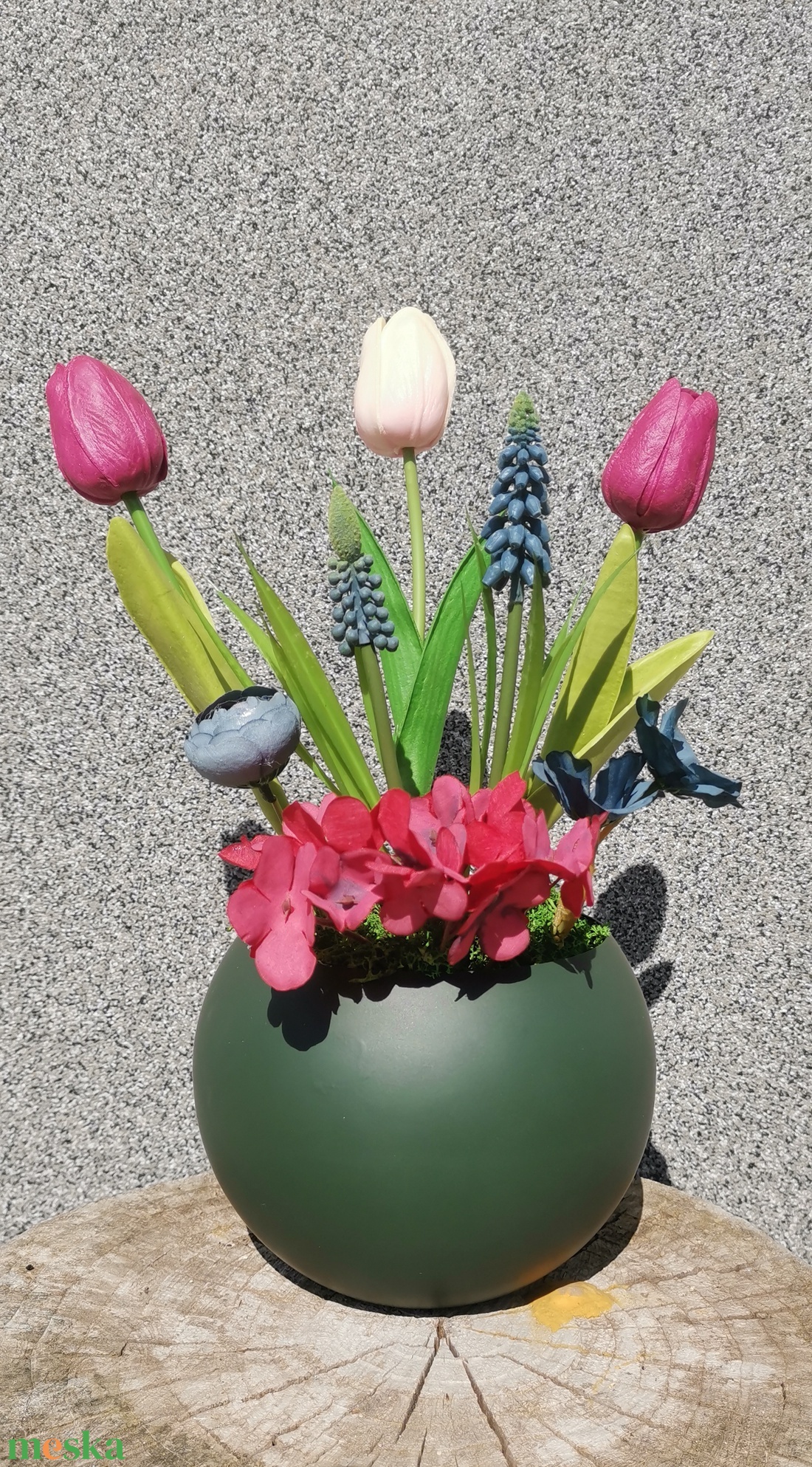 Tulipános asztaldísz - otthon & életmód - dekoráció - asztal és polc dekoráció - asztaldísz - Meska.hu Tulipános asztaldísz - otthon & életmód - dekoráció - asztal és polc dekoráció - asztaldísz - Meska.hu