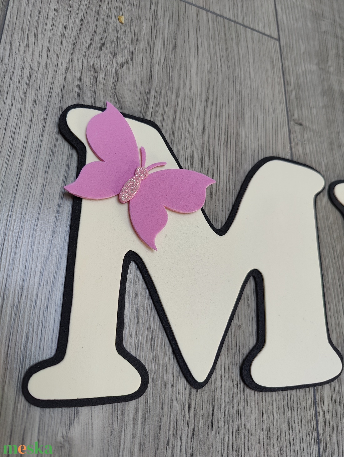 � Minnie egér stílusú névre szóló dekoráció kislányoknak - baba - mama - babaszoba dekoráció - babanév dekoráció - Meska.hu