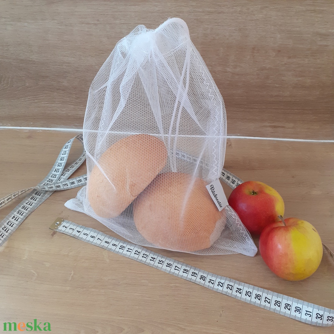 Átlátszó bevásárlózsák - bevásárló szatyor, vászon zsák, öko zacskó, gyümölcsös, zöldséges - táska & tok - bevásárlás & shopper táska - zöldség/gyümölcs zsák - Meska.hu