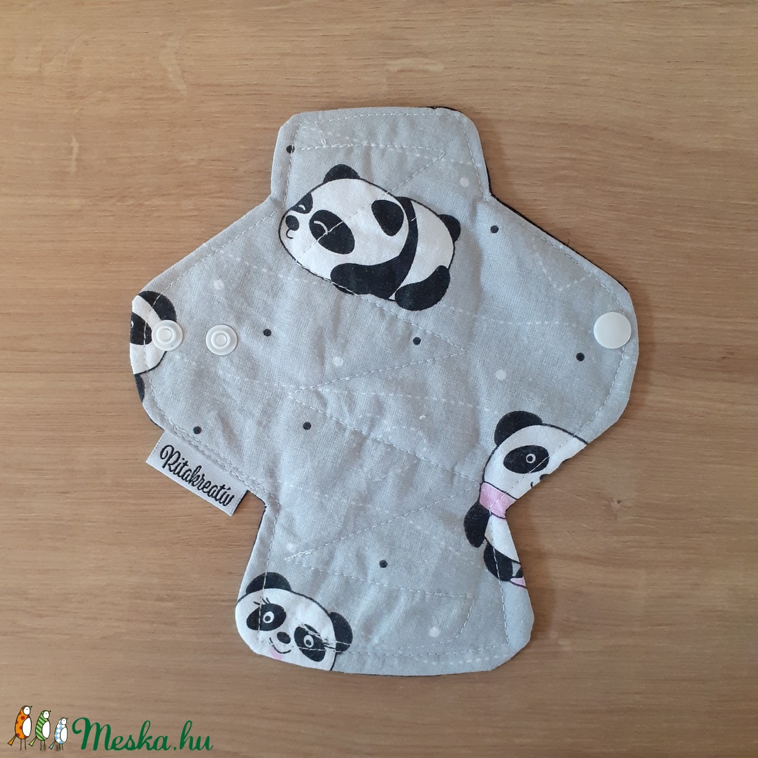Prémium egészségügyi betét mini mosható - panda -  - Meska.hu