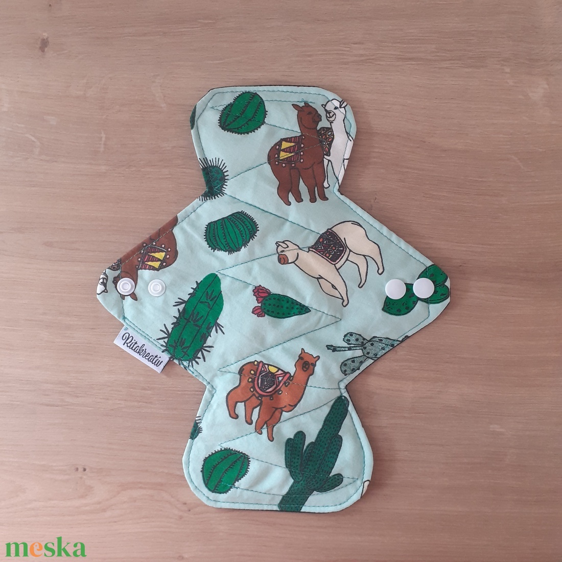 Egészségügyi betét 26cm bambusz mag, vékony - láma - szépségápolás - intim higiénia - intimbetét - Meska.hu