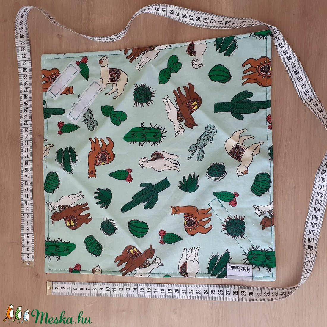 Újraszalvéta, vízhatlan örökszalvéta, szendvics csomagoló - láma - snackbag -  - Meska.hu