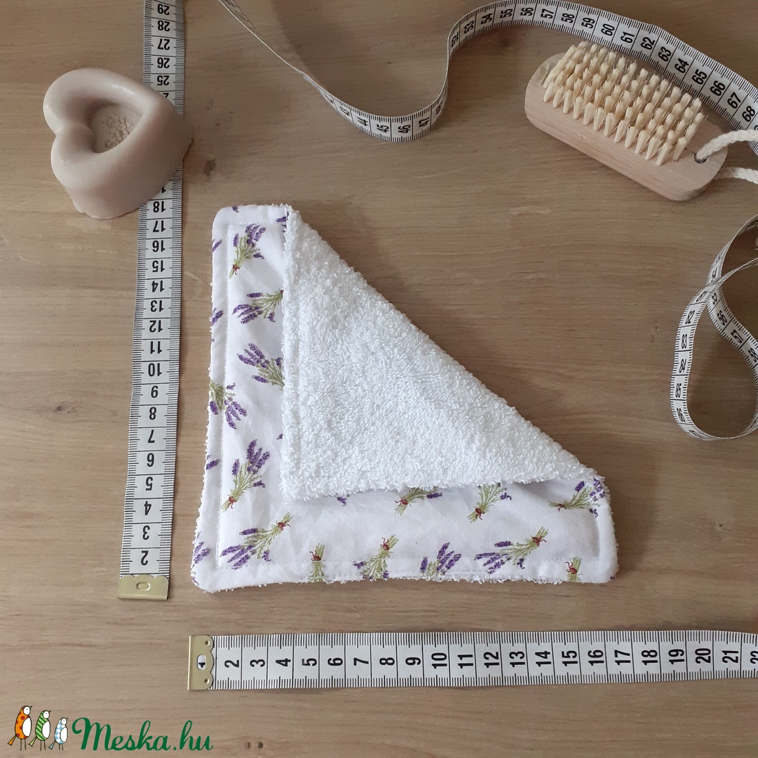 Konyhai törlőkendő kicsi - levendula - baba popsitörlő, mosdókendő, sminklemosó - otthon & lakás - konyhafelszerelés, tálalás - Meska.hu