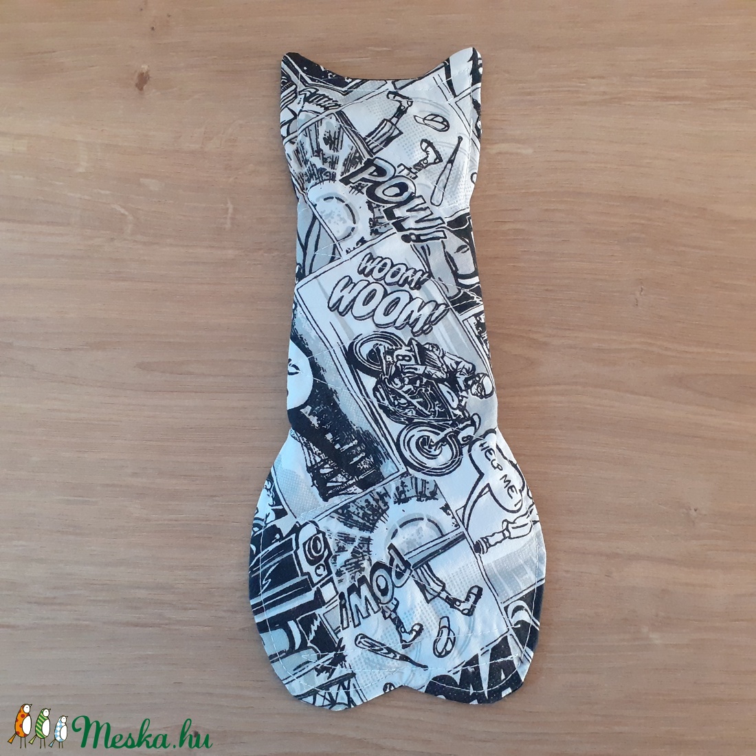 Miau egészségügyi betét közepes, prémium kategória - macska alakú exkluzív formabetét - cartoon képregény - szépségápolás - intim higiénia - intimbetét - Meska.hu