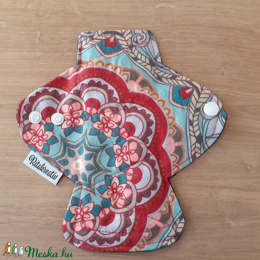 Egészségügyi betét 18cm bambusz mag, vékony - mandala - szépségápolás - intim higiénia - intimbetét - Meska.hu