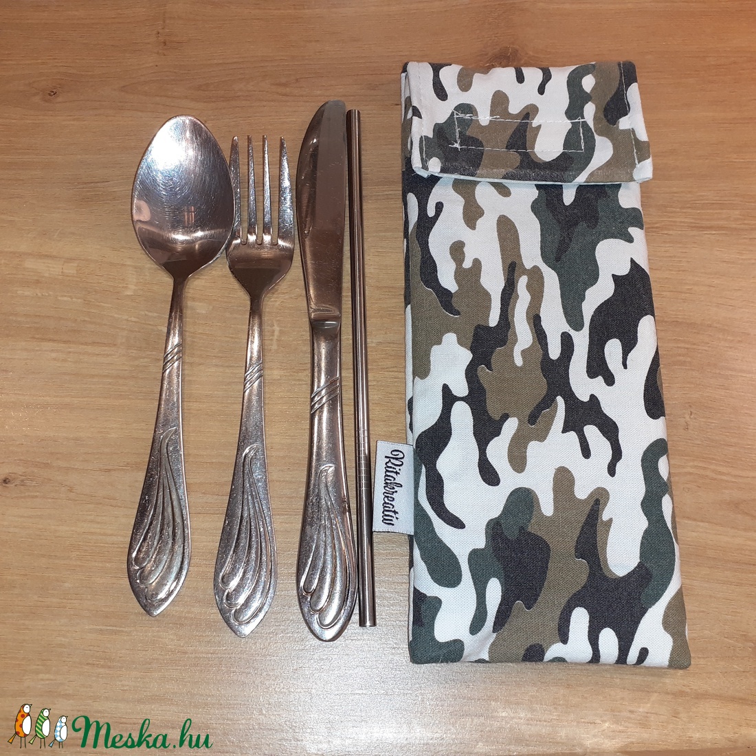 Evőeszköztartó, fogkefetartó, szívószáltartó - camouflage, terepmintás - italtartó és evőeszköz tartó - italtartó és evőeszköz tartó - Meska.hu