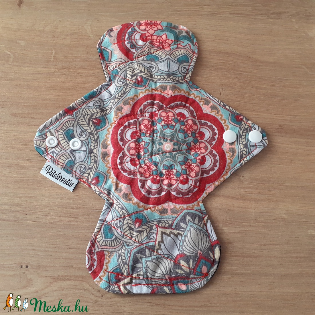 Egészségügyi betét 26cm bambusz mag, vékony - mandala - szépségápolás - intim higiénia - intimbetét - Meska.hu