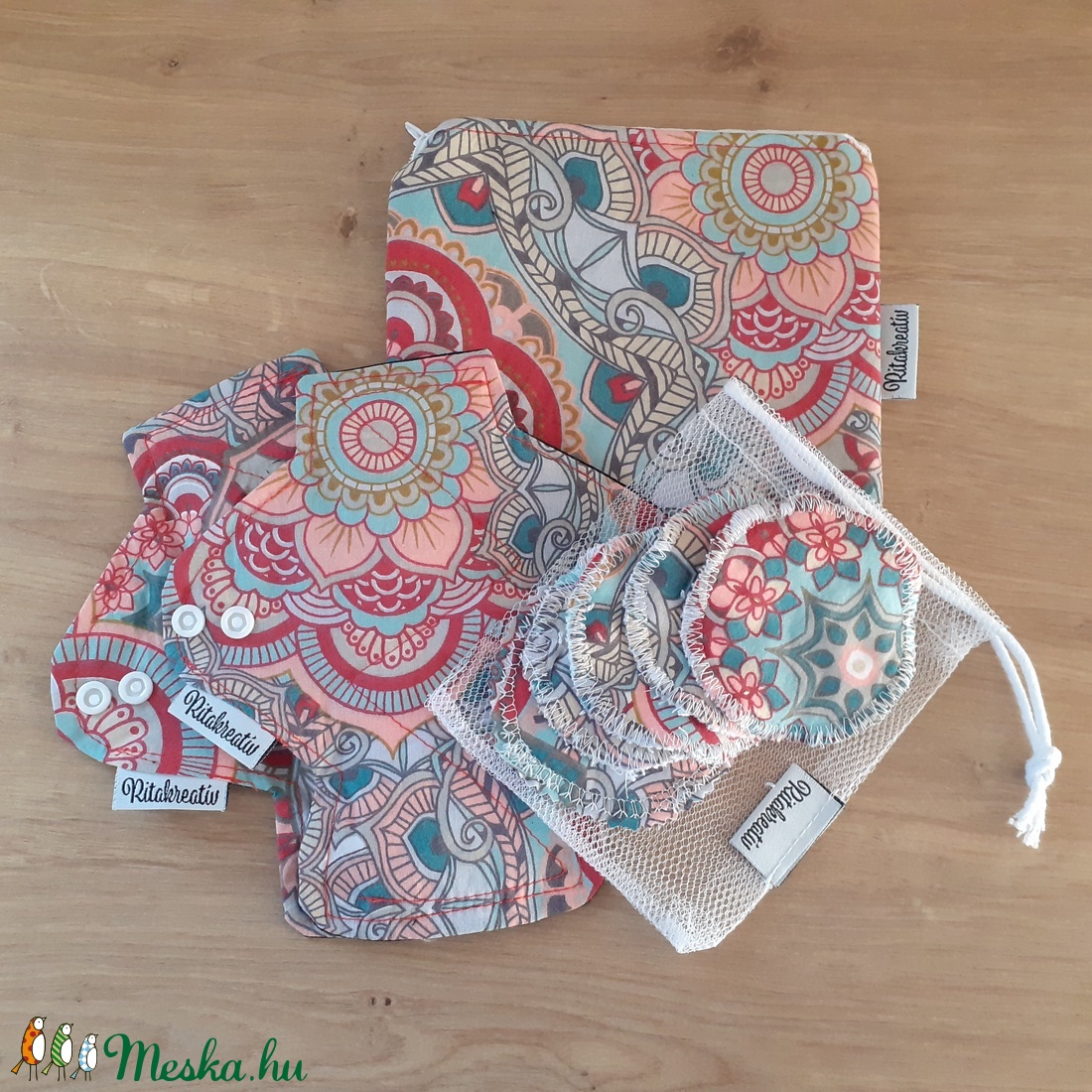 Női higiéniai próbacsomag - mandala - szépségápolás - intim higiénia - intimbetét - Meska.hu
