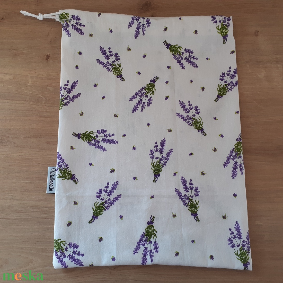 Levendula bevásárlózsák - bevásárló szatyor, vászon zsák, öko zacskó, gyümölcsös, zöldséges - táska & tok - bevásárlás & shopper táska - zöldség/gyümölcs zsák - Meska.hu