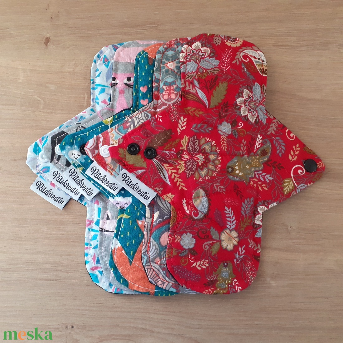 5db 26cm mosható betét meglepetés mintával - szépségápolás - intim higiénia - intimbetét - Meska.hu 5db 26cm mosható betét meglepetés mintával - szépségápolás - intim higiénia - intimbetét - Meska.hu