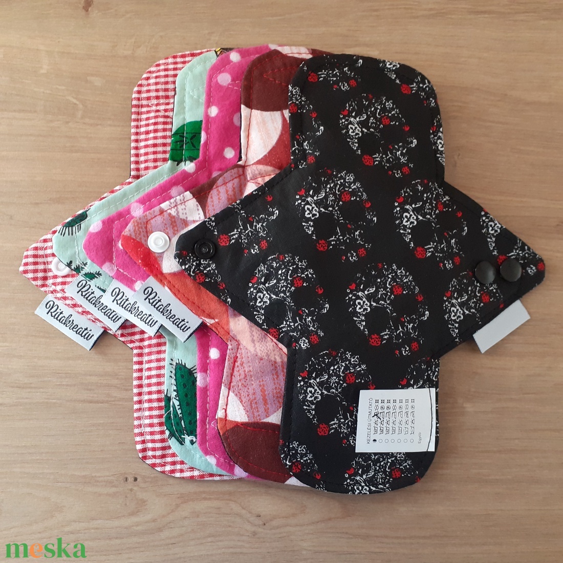 5db 26cm mosható betét meglepetés mintával - szépségápolás - intim higiénia - intimbetét - Meska.hu 5db 26cm mosható betét meglepetés mintával - szépségápolás - intim higiénia - intimbetét - Meska.hu