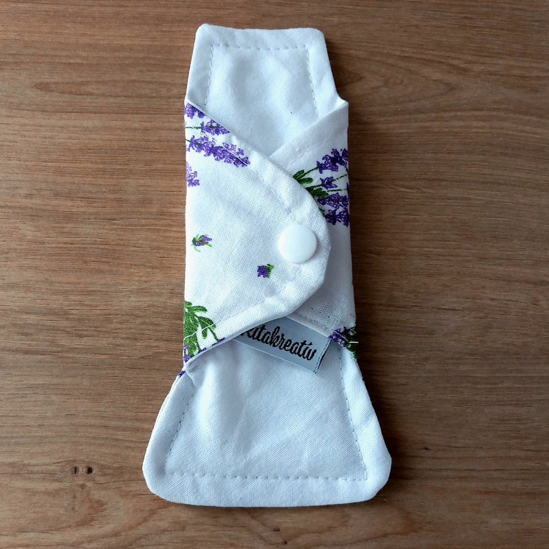 Levendula tisztasági mosható betét 16cm - szépségápolás - intim higiénia - tisztasági betét - Meska.hu