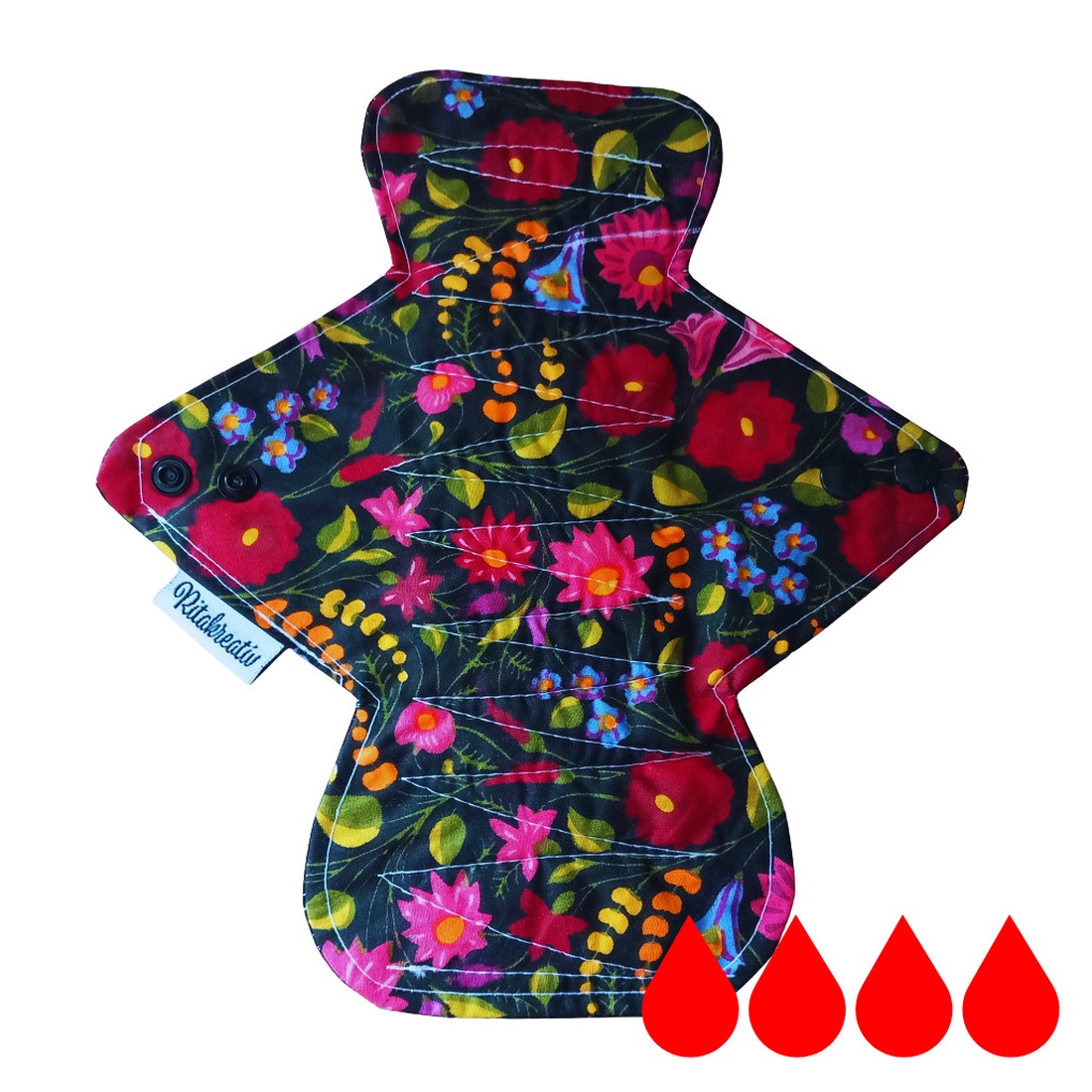 Mosható betét csomag 26cm eü meglepetés mintával - 4db-os - szépségápolás - intim higiénia - tisztasági betét - Meska.hu