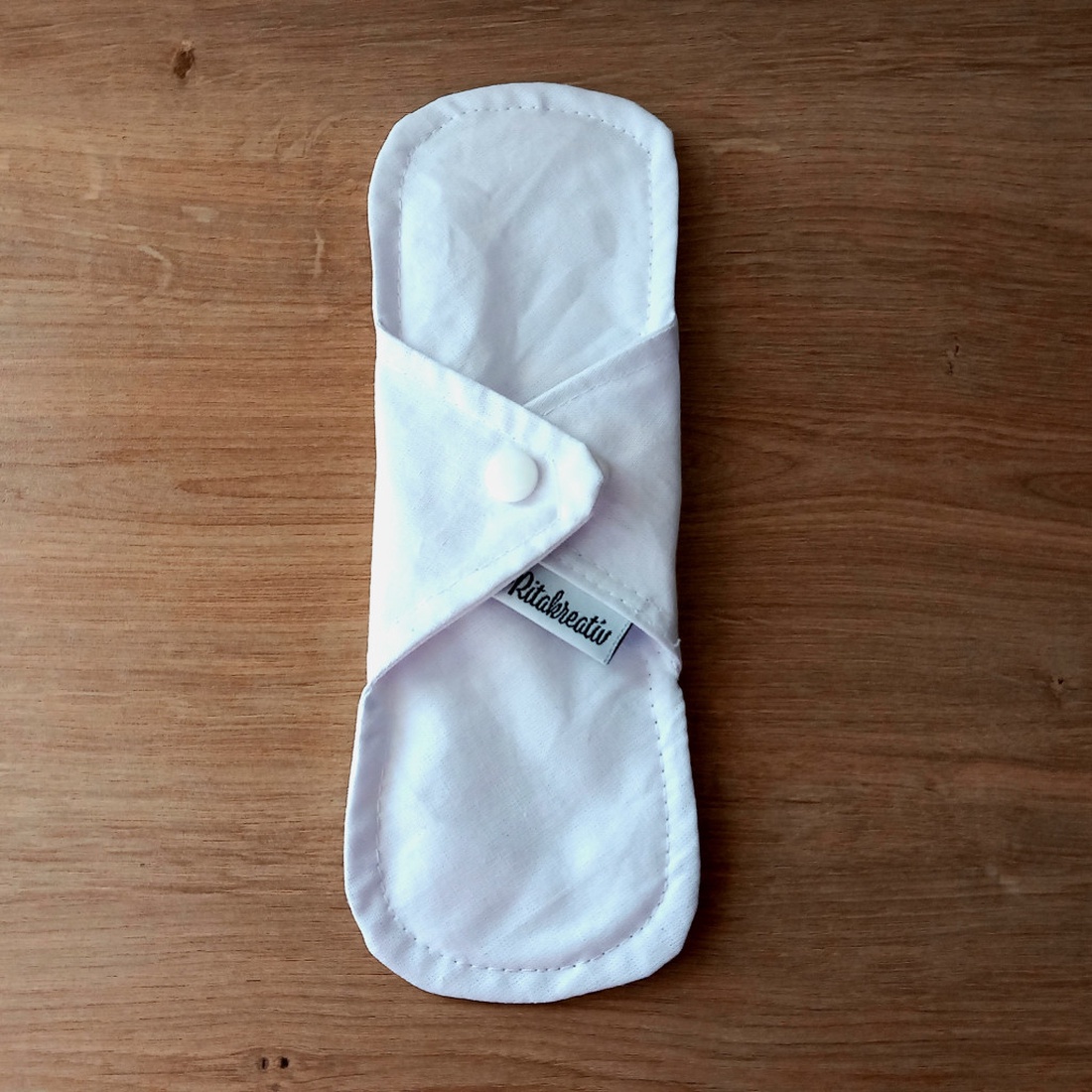 Fehér mosható betét 22cm - szépségápolás - intim higiénia - intimbetét - Meska.hu