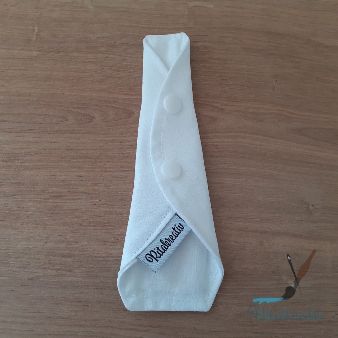 Fehér tanga mosható betét 18cm - tisztasági - szépségápolás - intim higiénia - tisztasági betét - Meska.hu