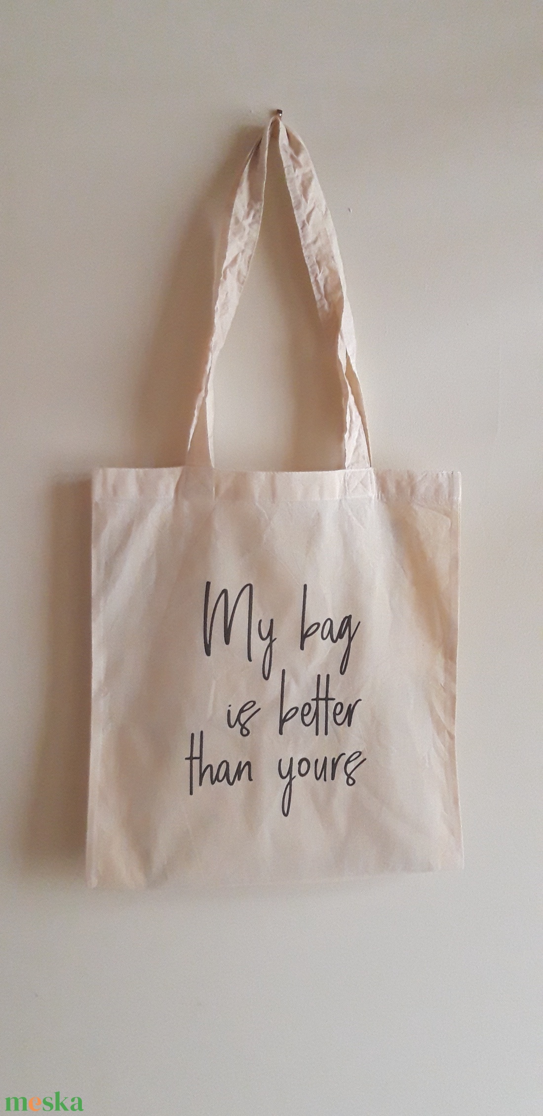 Akció féláron - Designer vászon szatyor - táska & tok - bevásárlás & shopper táska - shopper, textiltáska, szatyor - Meska.hu