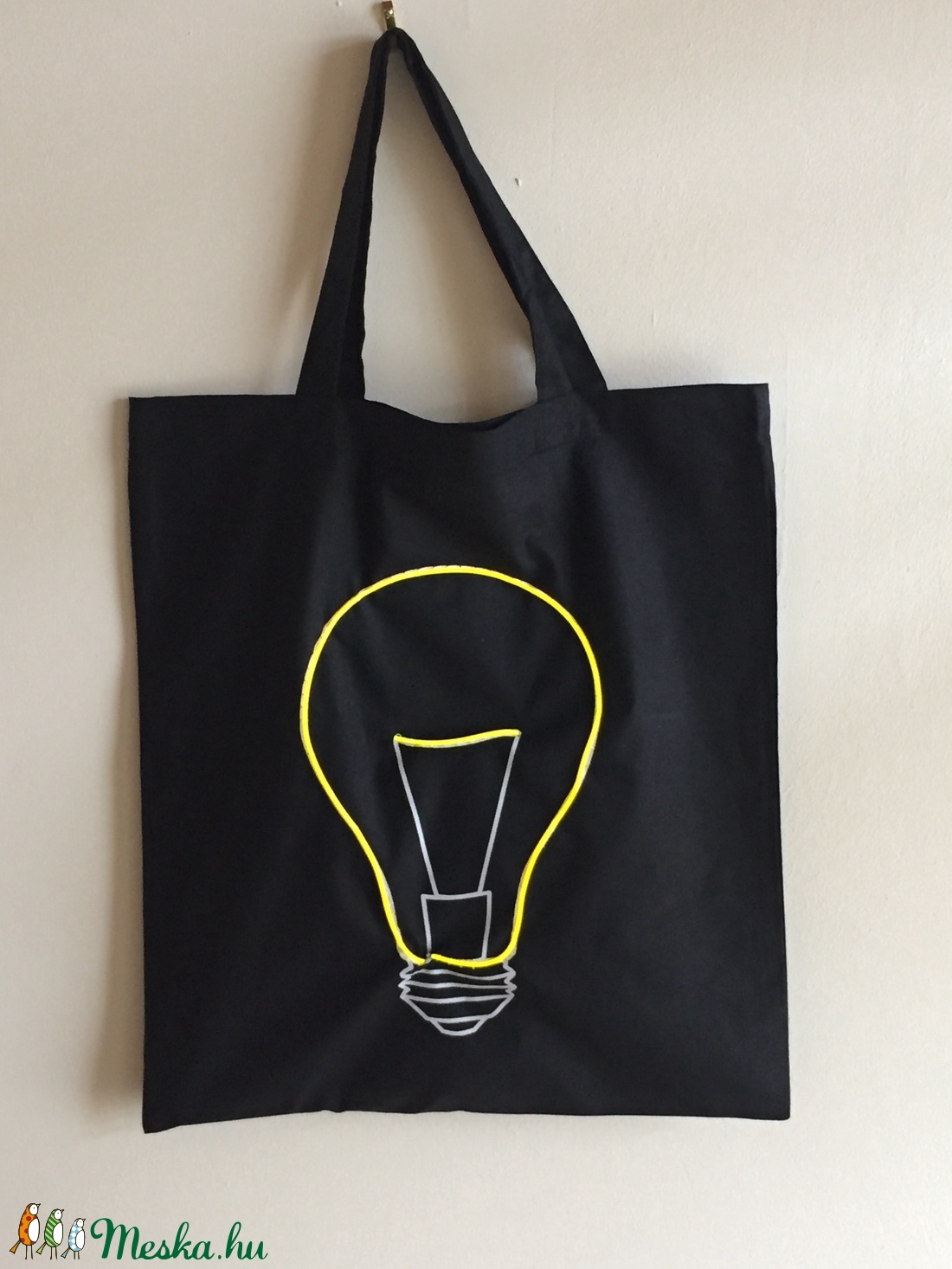Világító vászon szatyor - táska & tok - bevásárlás & shopper táska - shopper, textiltáska, szatyor - Meska.hu Világító vászon szatyor - táska & tok - bevásárlás & shopper táska - shopper, textiltáska, szatyor - Meska.hu