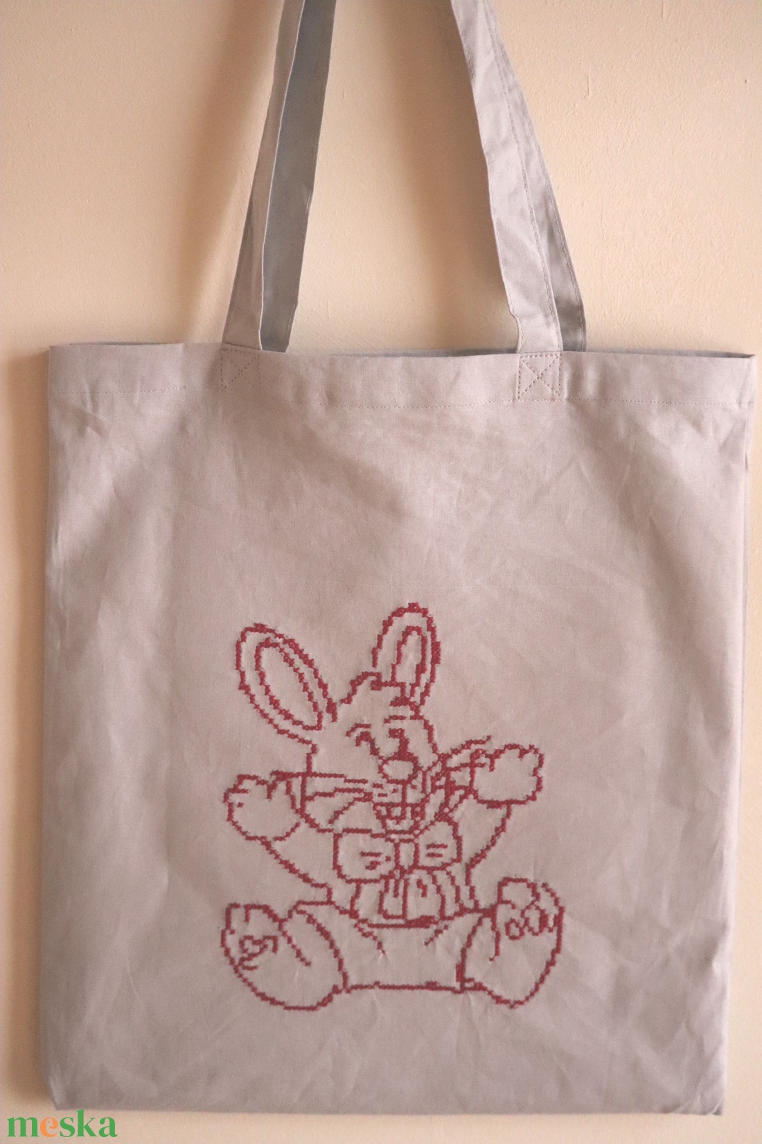 Kézzel himzett vászonszatyor - táska & tok - bevásárlás & shopper táska - shopper, textiltáska, szatyor - Meska.hu Kézzel himzett vászonszatyor - táska & tok - bevásárlás & shopper táska - shopper, textiltáska, szatyor - Meska.hu